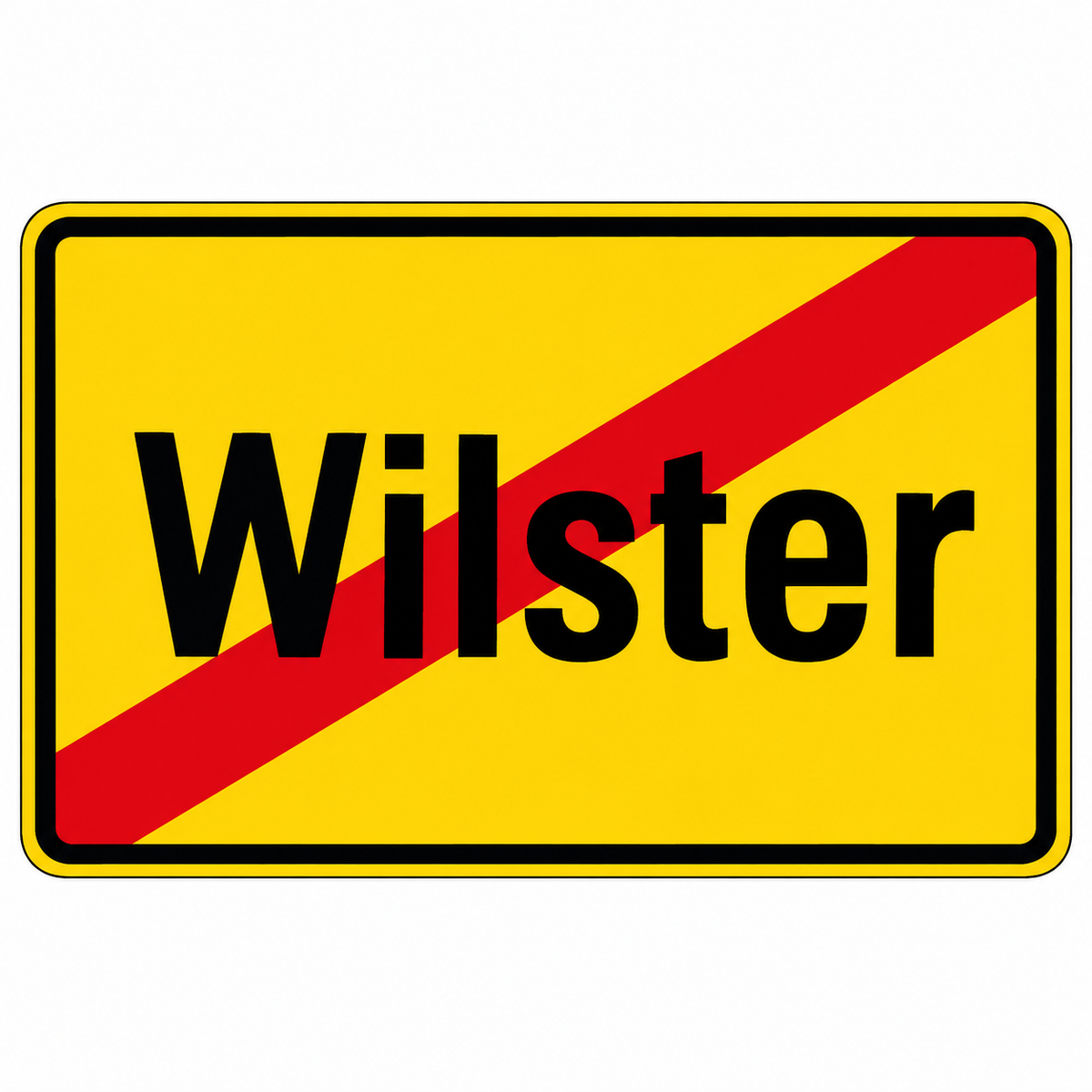 Verkehrszeichen VZ311.1 Ortstafel Rückseite ohne Zielangabe - 600x900 3 mm RA1 Astifol