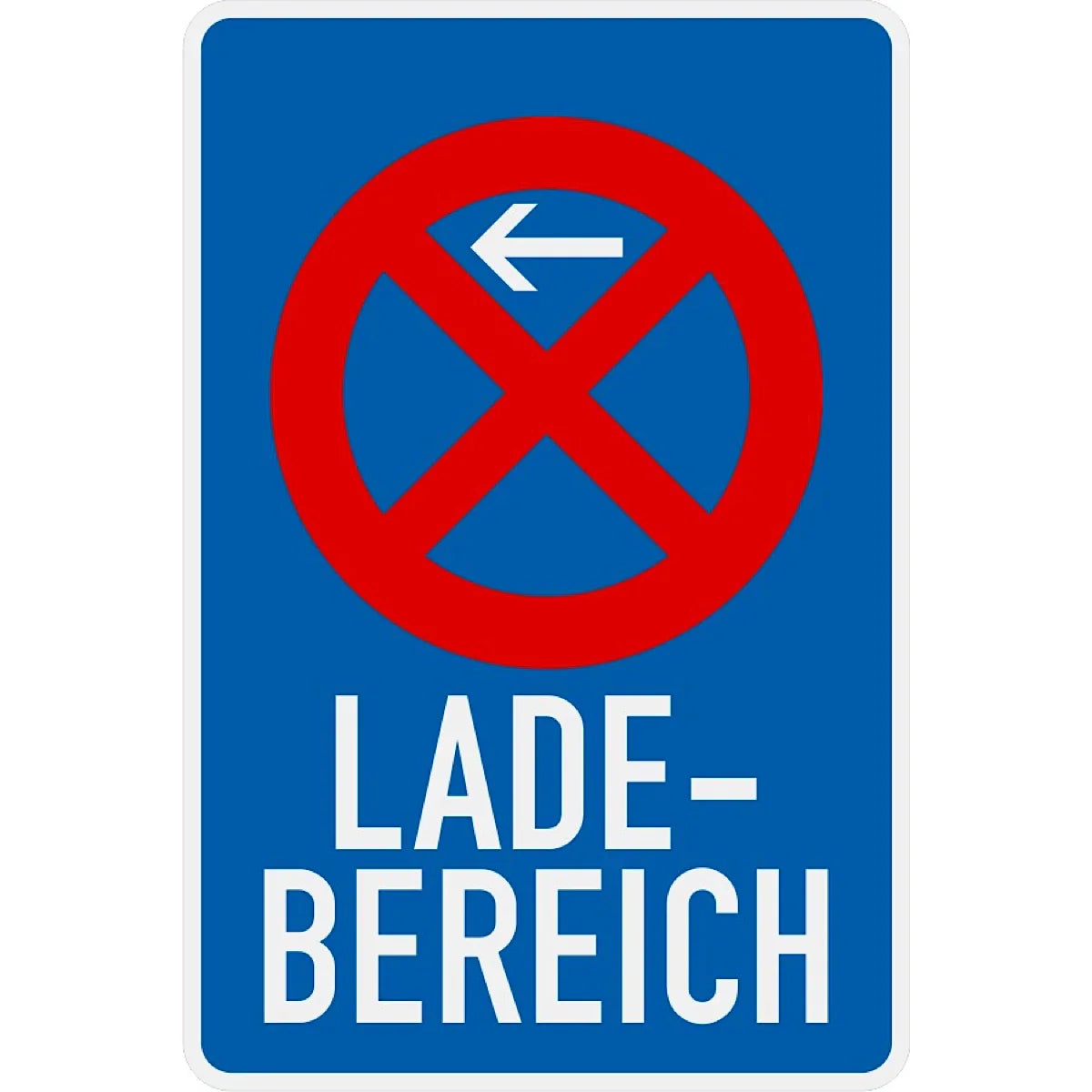 Verkehrszeichen VZ230-10 Ladebereich - 630x420 Alform RA2 Astifol