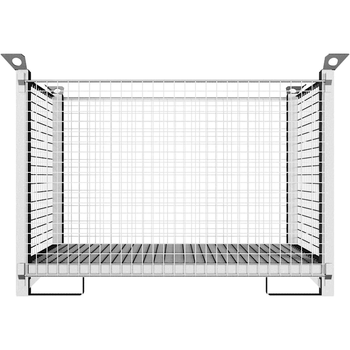Transportbox für 35 Mobilzaunfüße, Füllmaße 1,43 mx0,87 mx0,94 m
