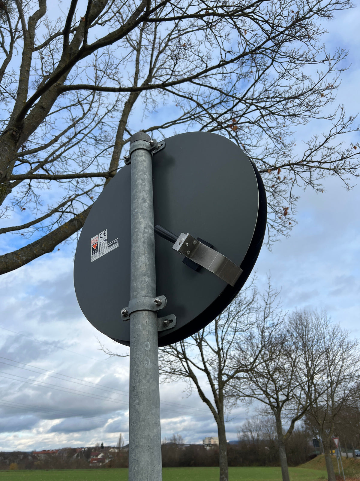 Kunststoffplatte Schwarz für Schildgröße 2+3, 750mm