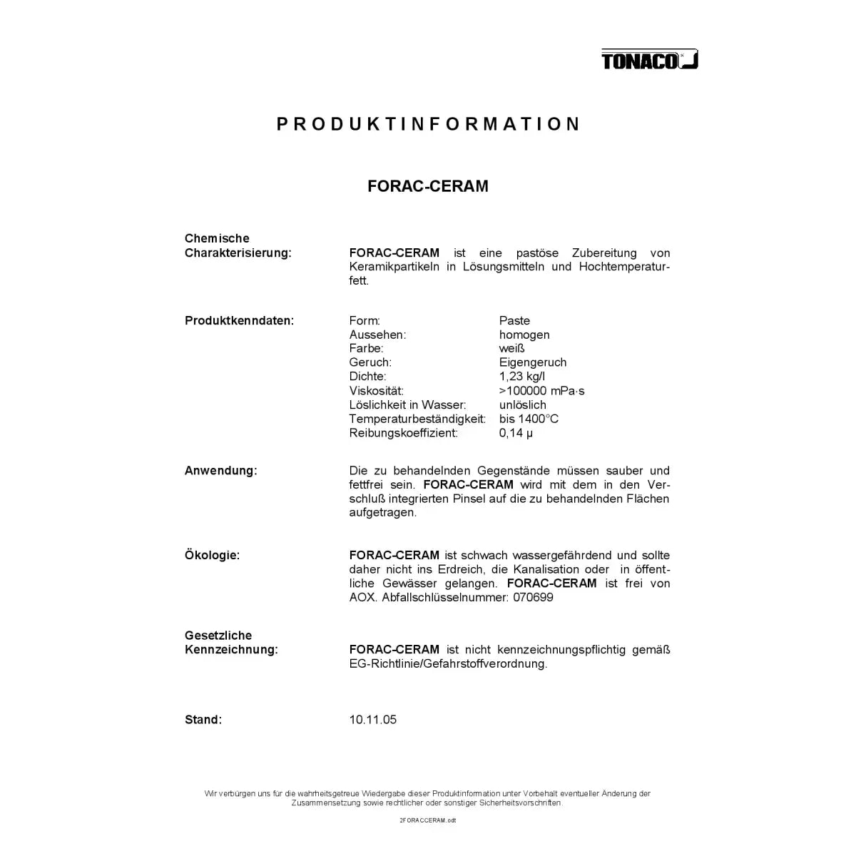 FORAC-CERAM Antiverschweiß- und Schmiermittel, 0,3L- Pinseldose 12 Stck