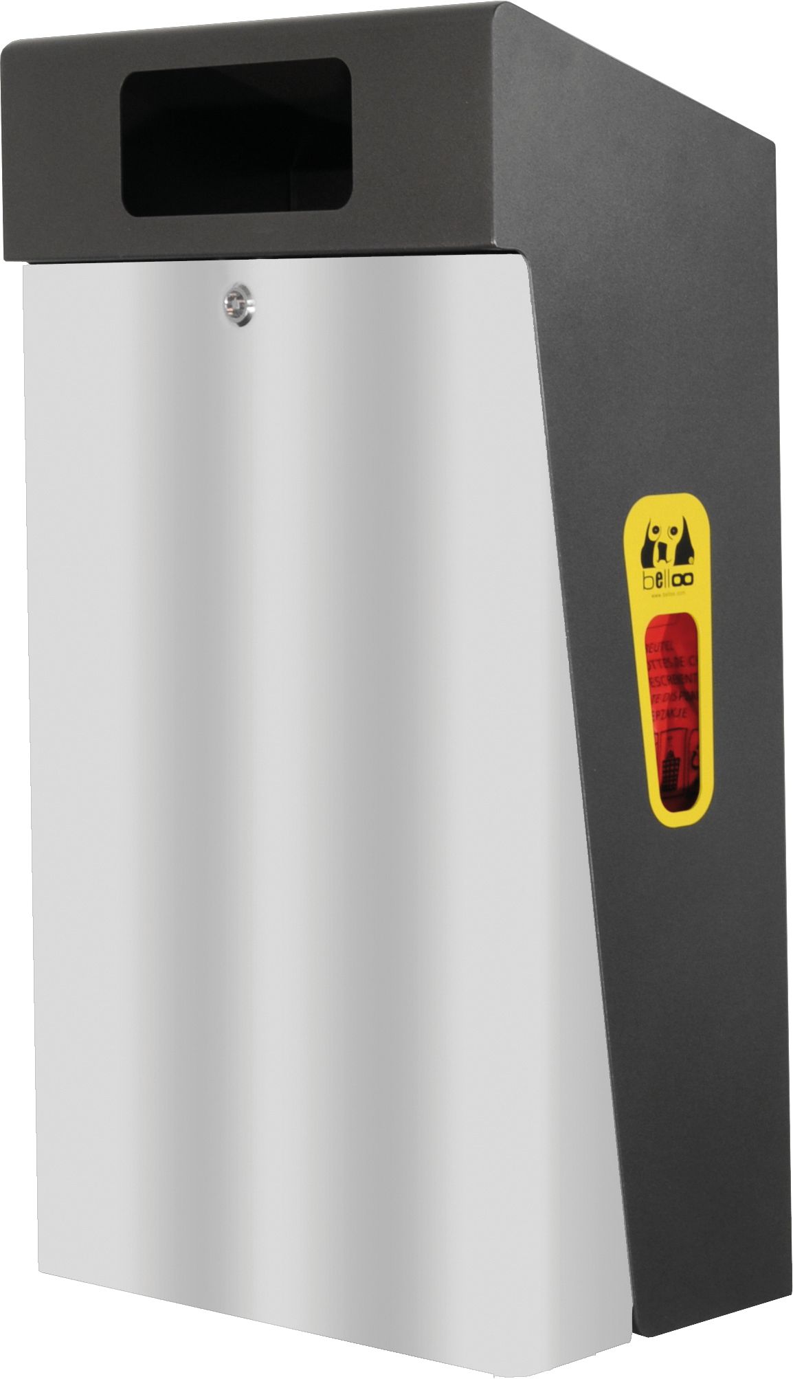 Hundetoilette belloo combi sevi 60 Inox karodesign / anthrazit