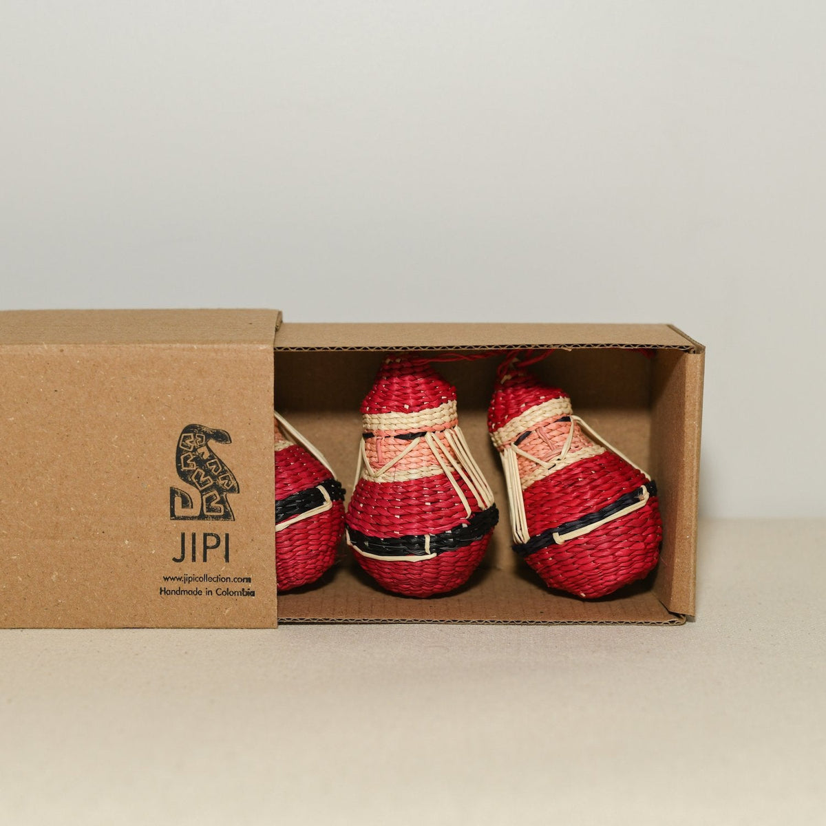 Jipi Santa Ornament - Set of 5