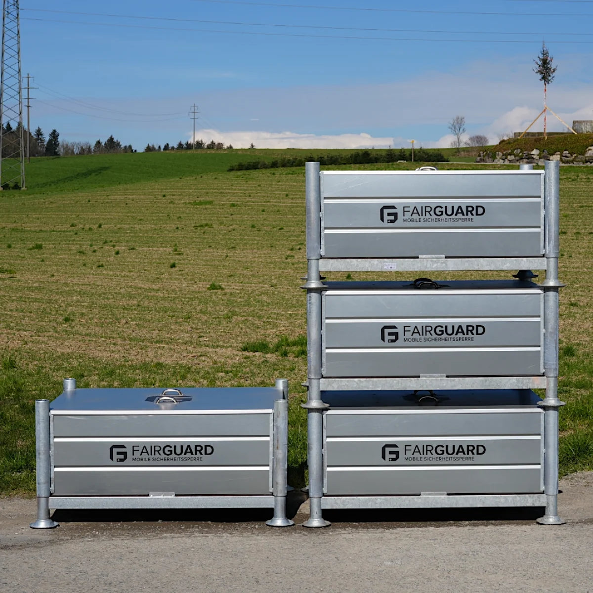 Mobile Sicherheitssperre FairGuard, auf Mietbasis