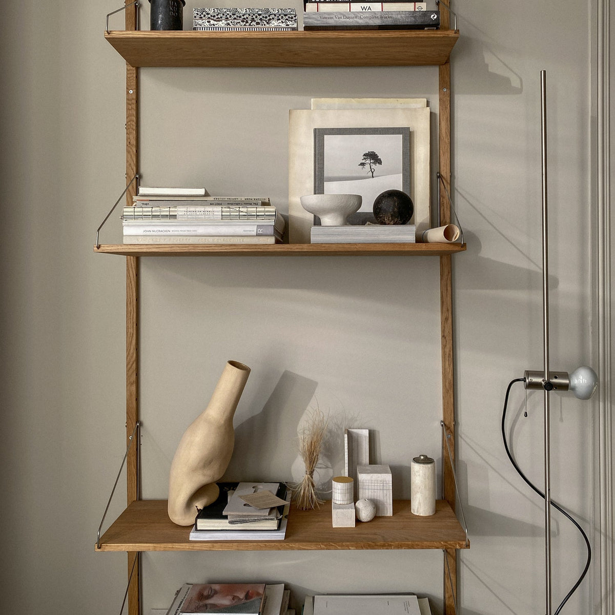 Shelf Library Natural | Single Section