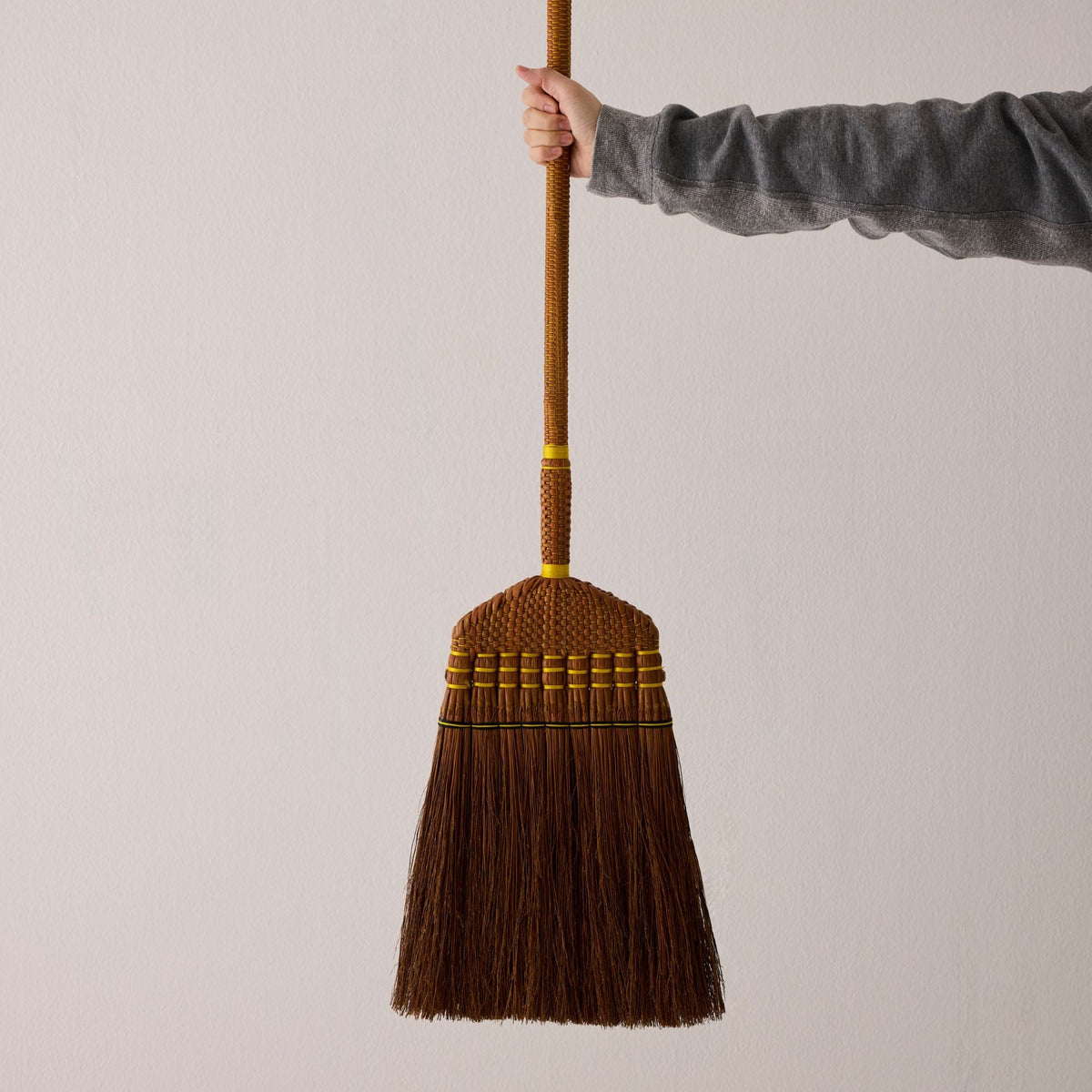 Heritage Wrapped Bamboo Handle Broom - Ginger