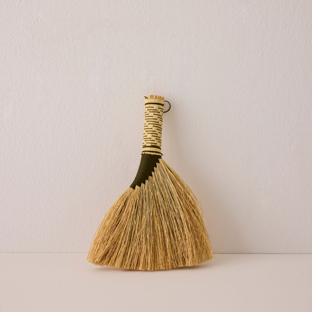Whisk Broom - Natural & Olive