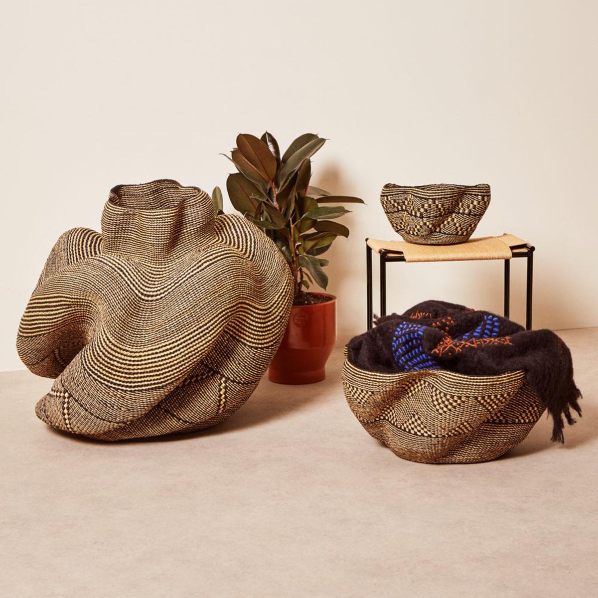 Large Yoomelingah Art Basket