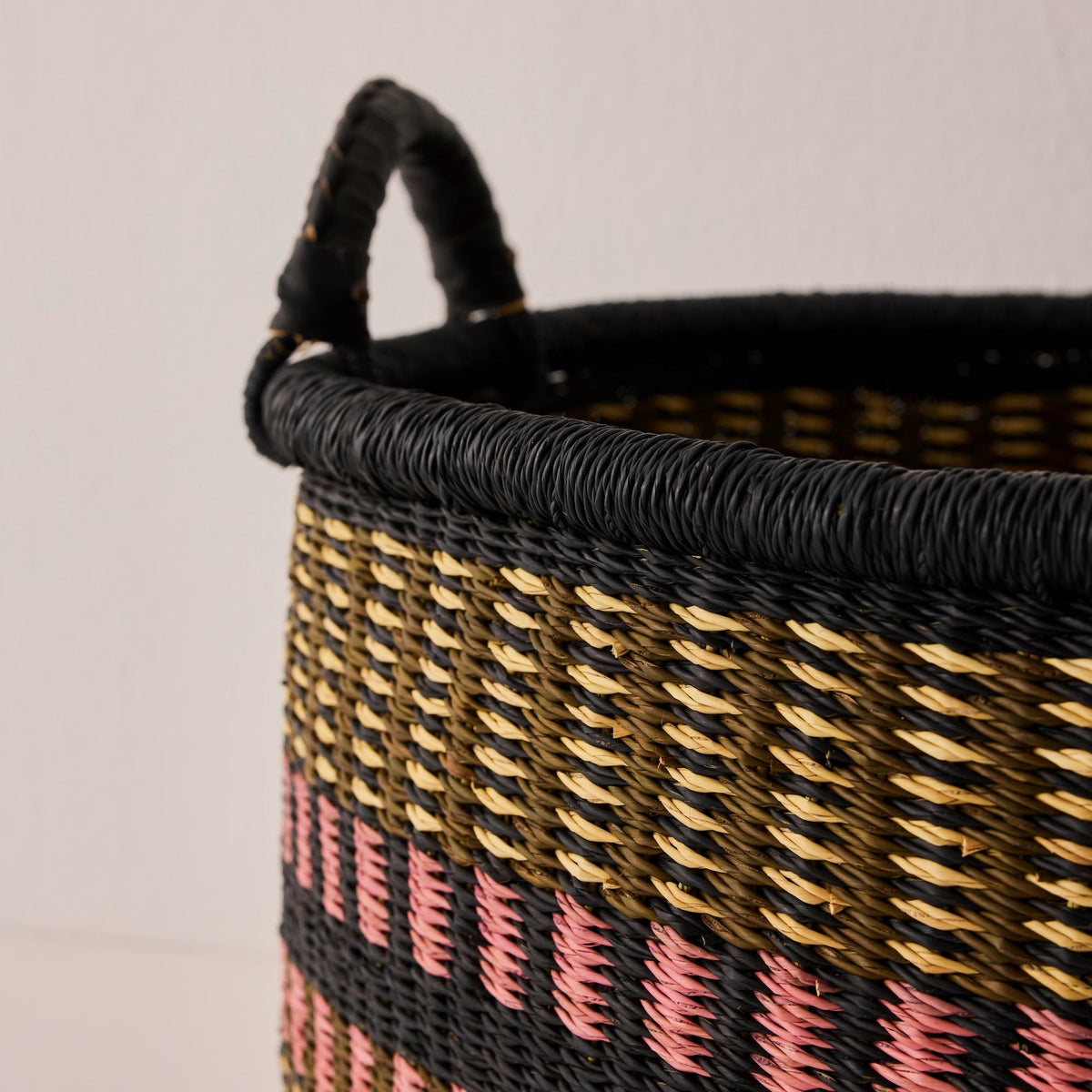 Large Woven Short Basket