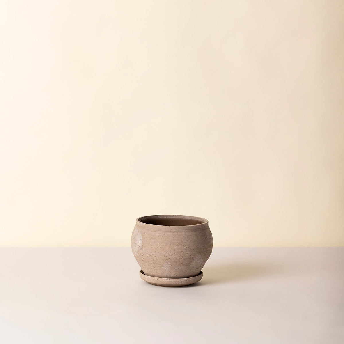 Delphi Ø24 Low Planter & Saucer