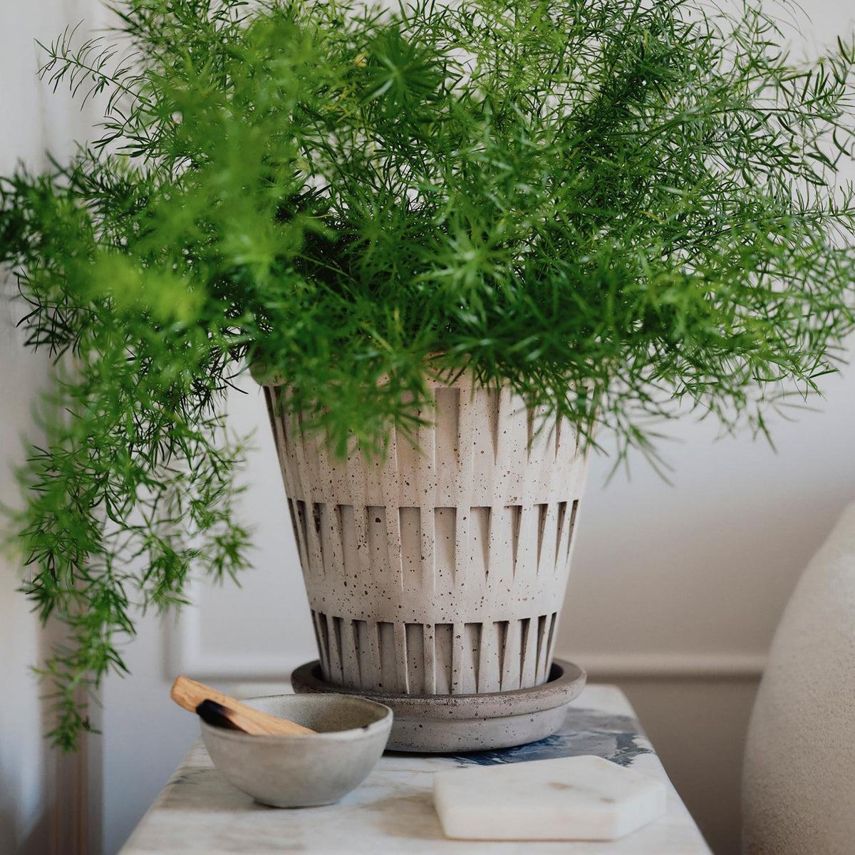 Pantheon Ø14 Planter & Saucer