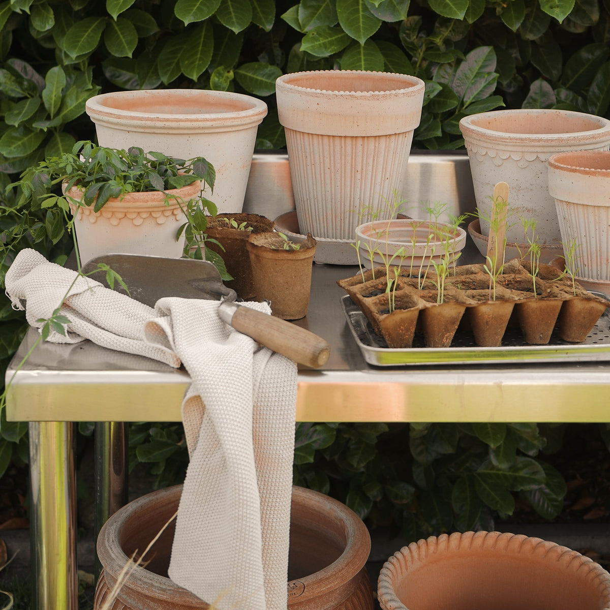 Simona Ø18 Planter & Saucer Gift Set