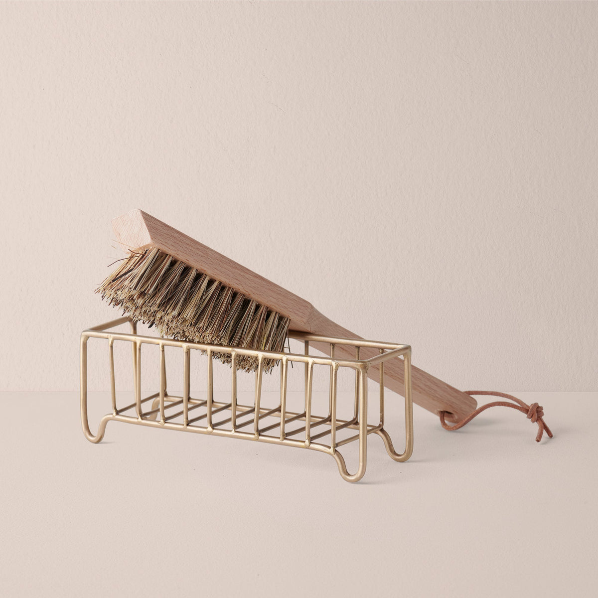 Slim Brass Storage Basket