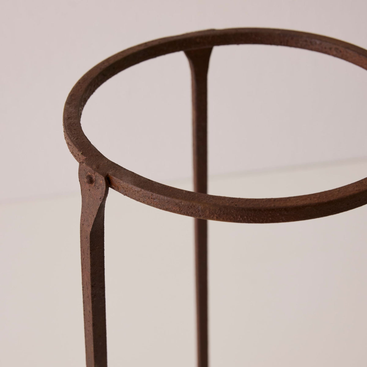 Iron Plant Stand - 8" Diameter