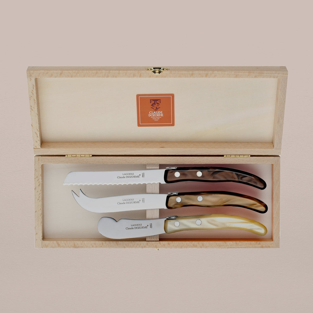3-Piece Cheese Knife Set - Cafe Melange