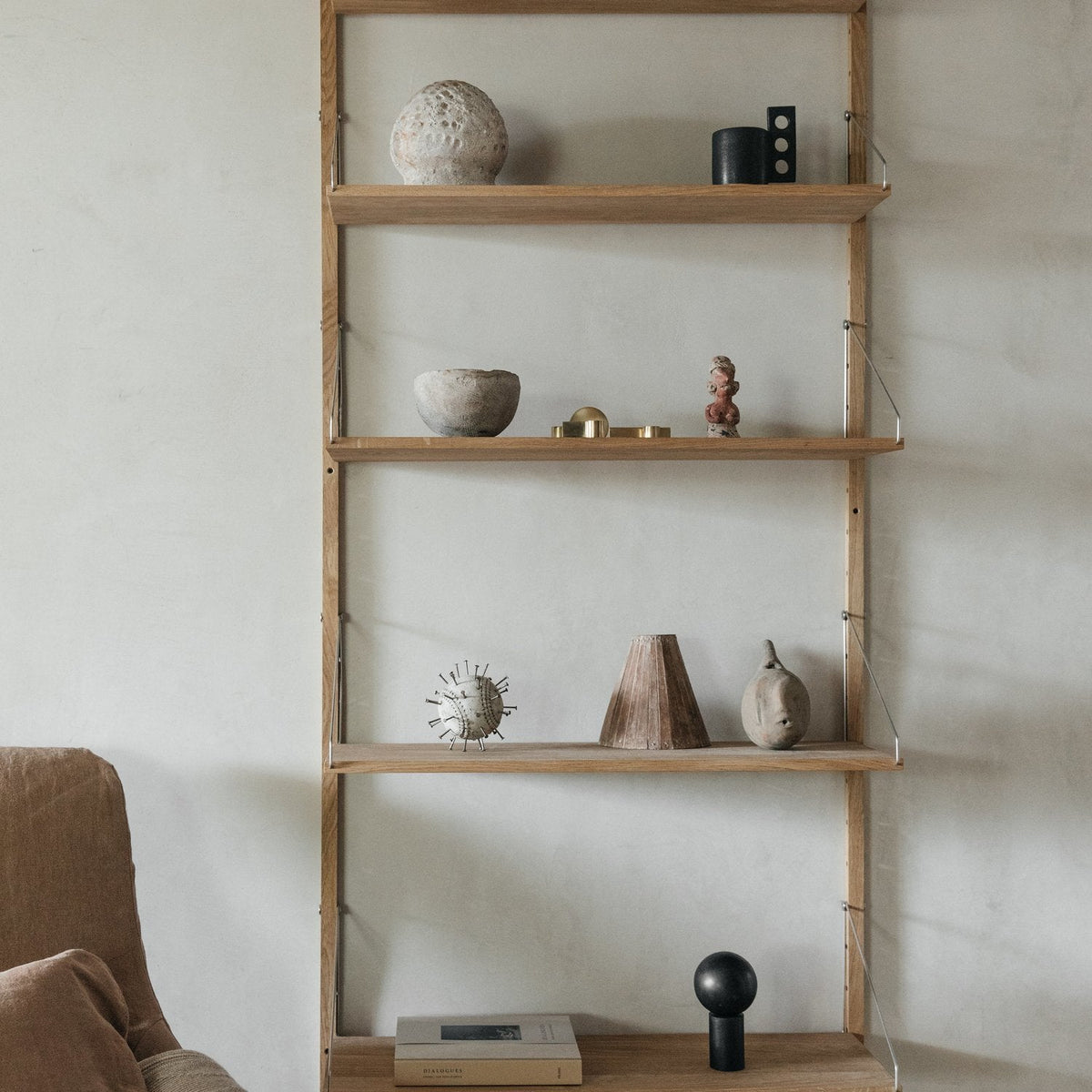 Shelf Library Natural | Single Section