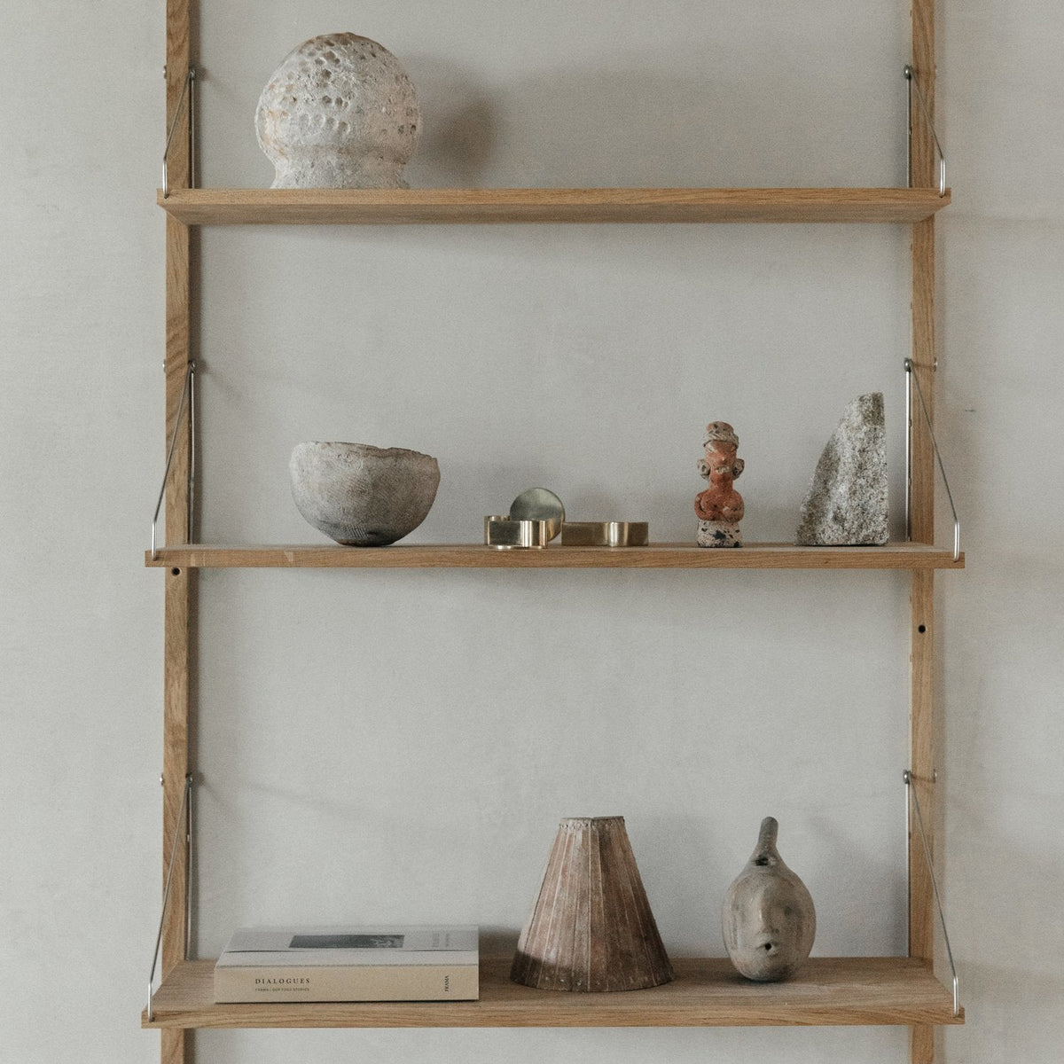 Shelf Library Natural | Single Section