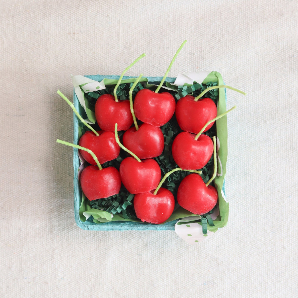 Cherry Birthday Candles - Set of 10