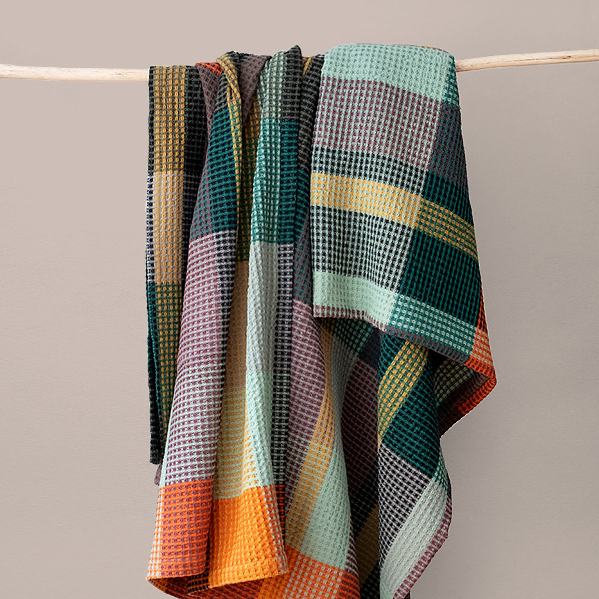 Vrou-Vrou Woven Cotton Blanket - Cypress