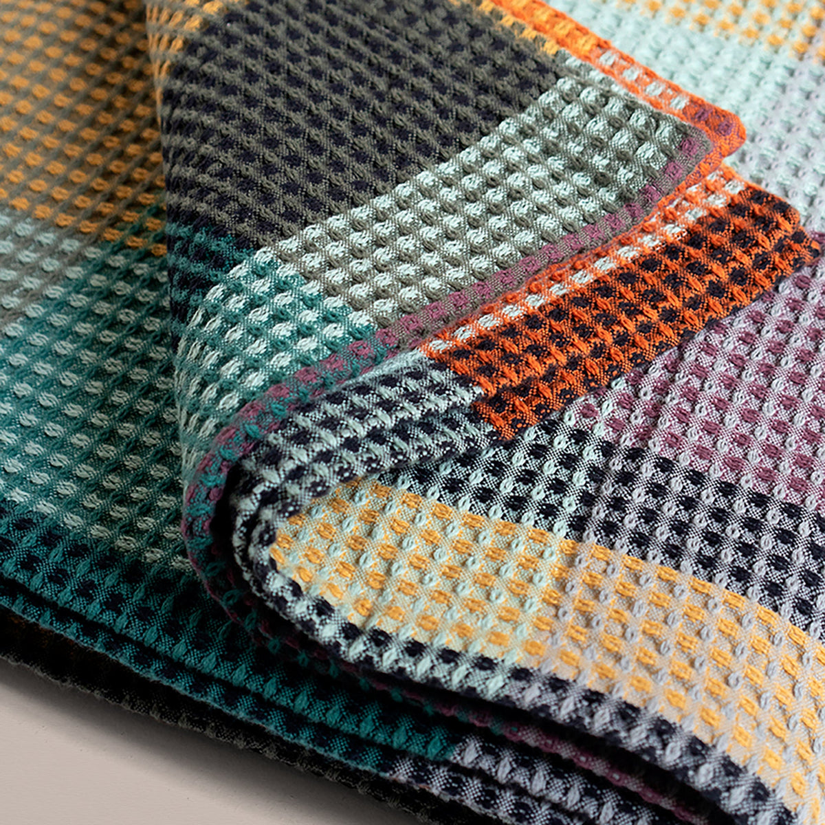Vrou-Vrou Woven Cotton Blanket - Cypress