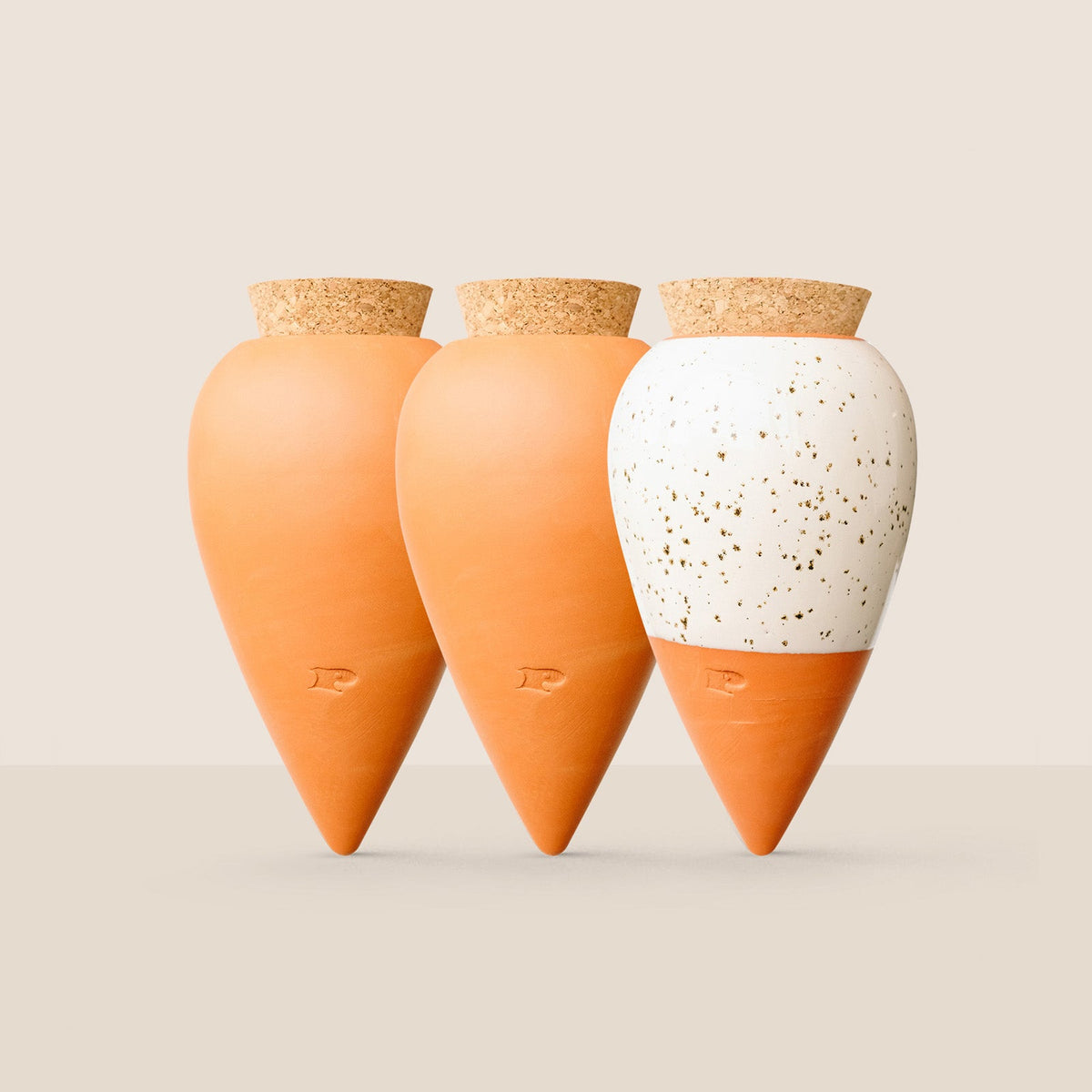 Mini Ollas Self-Watering Pots - Set of 3