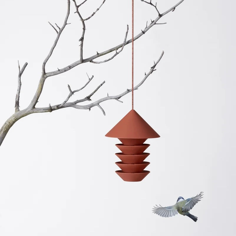 Silo Bird Feeder - Terracotta