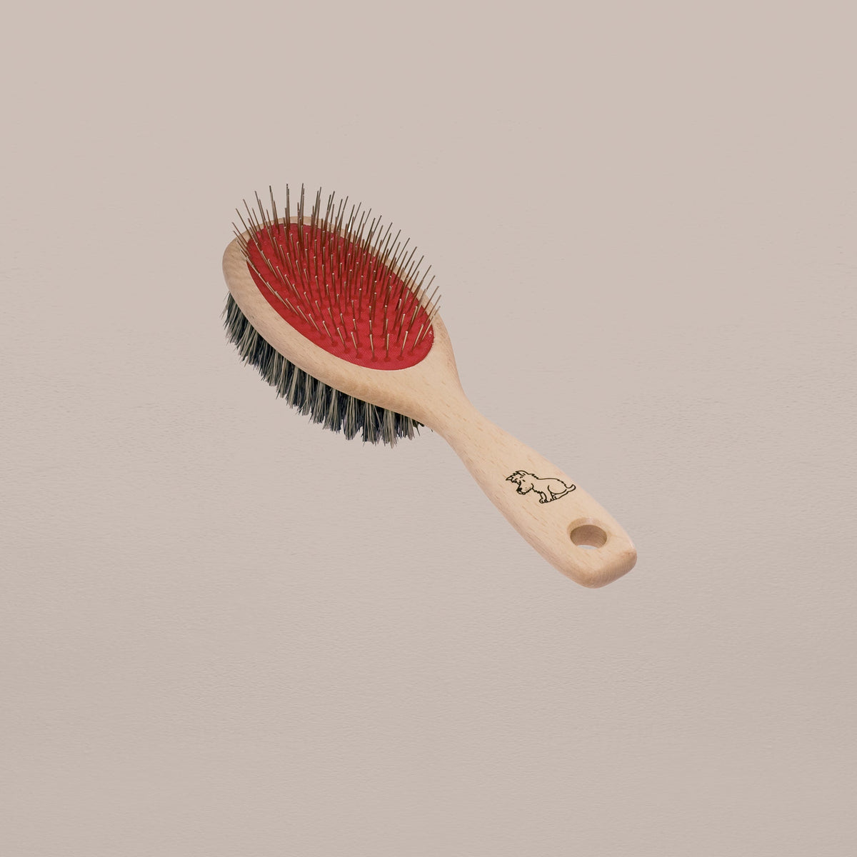 Beechwood Handle Dog Brush