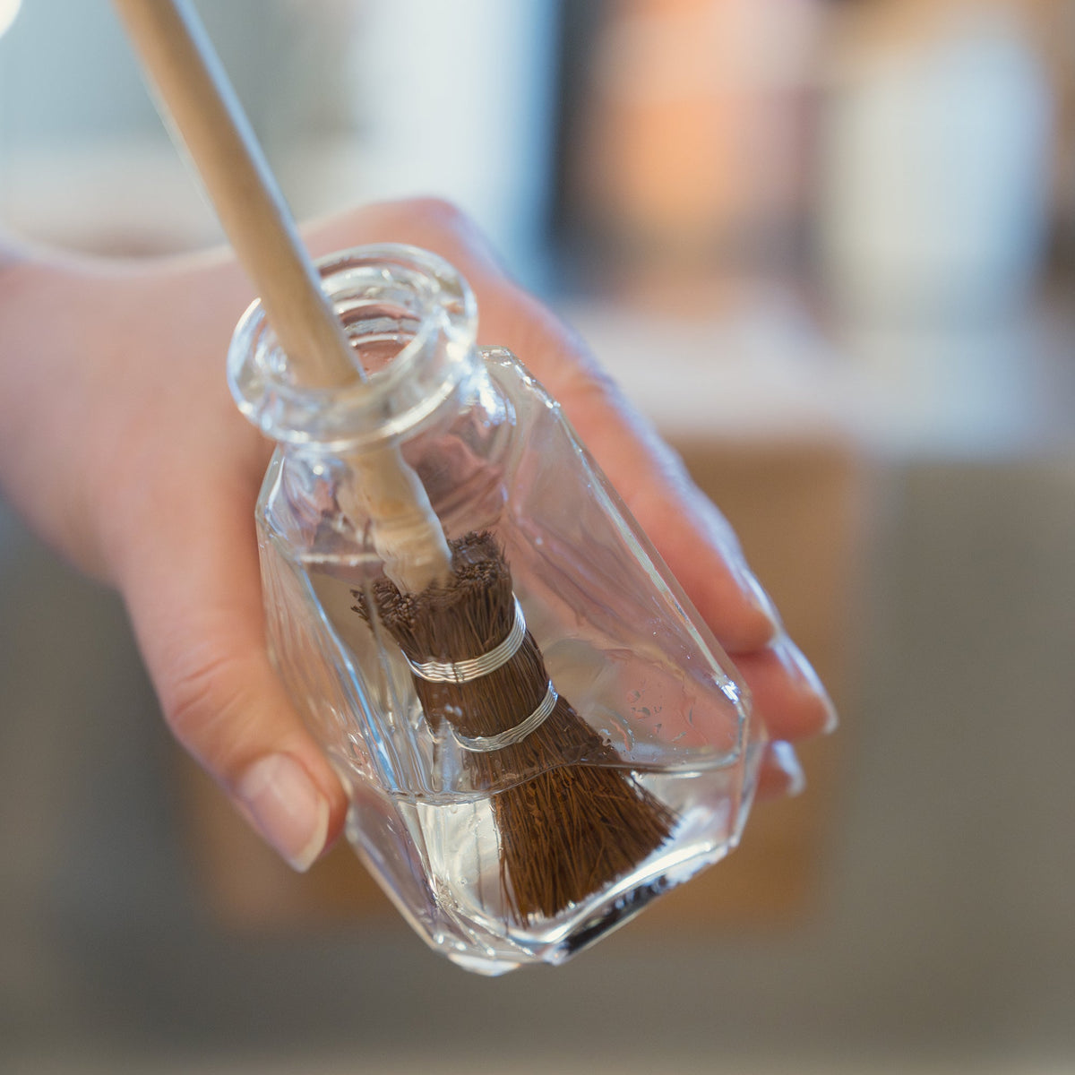 Tawashi Bamboo Handle Bottle Brush – Mini