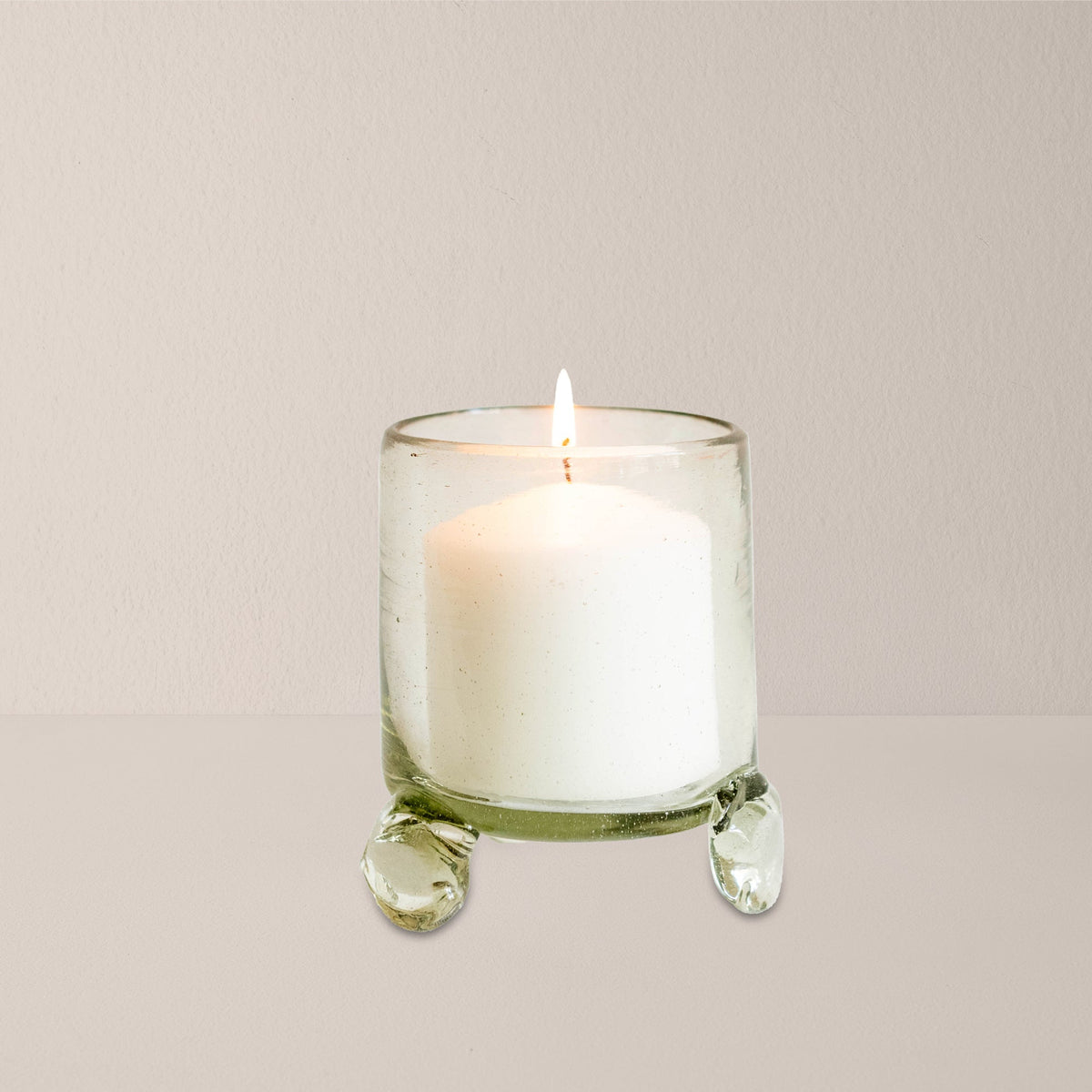 Footed Hurricane Candle Lantern