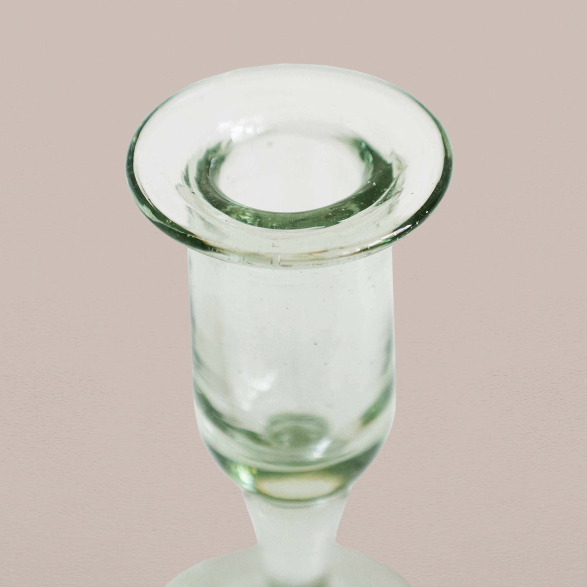 Glass Petal Taper Candleholder - Large
