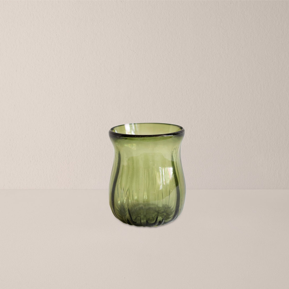Glass Petal Hurricane Candle Lantern