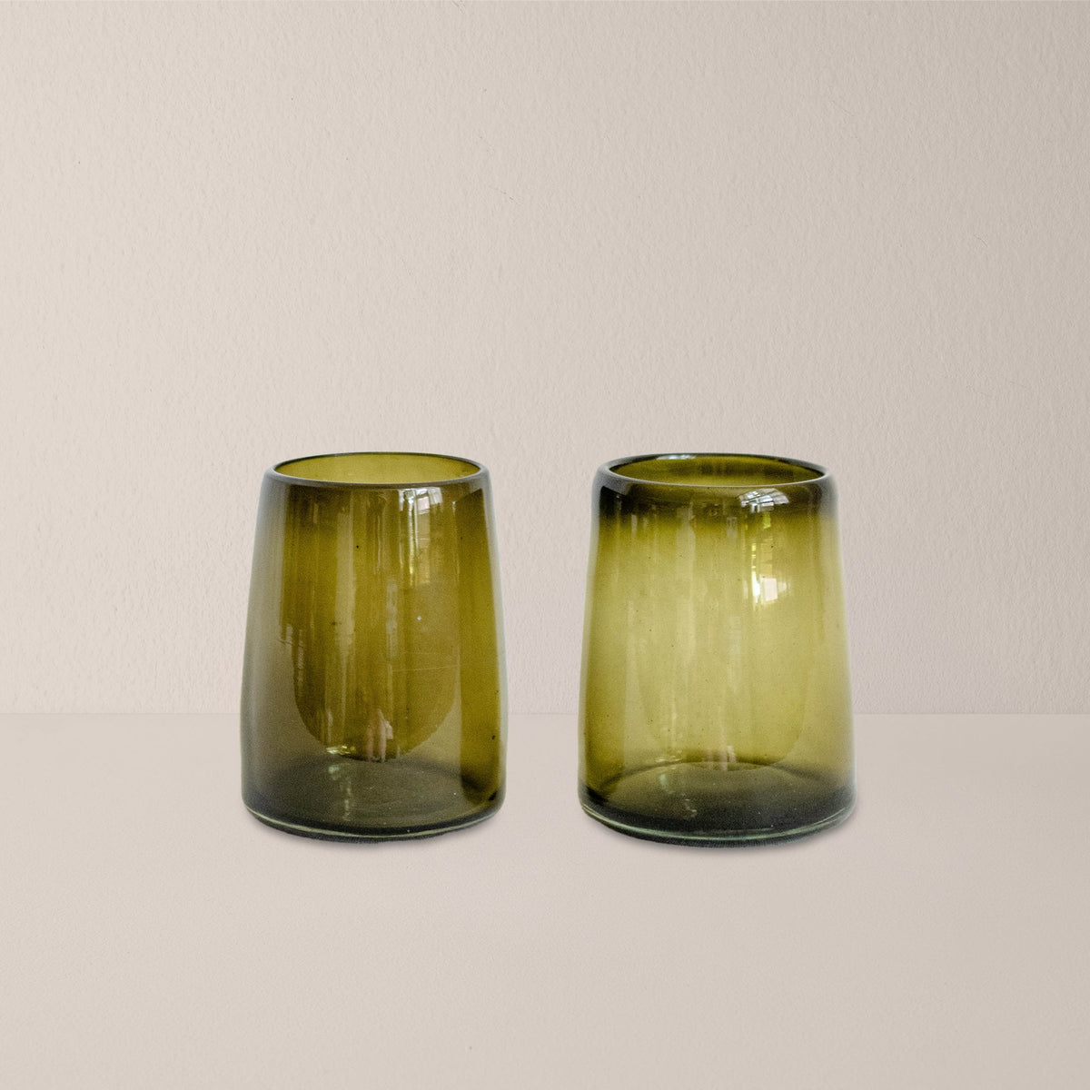 Optic Glass Tumblers - Set of 2