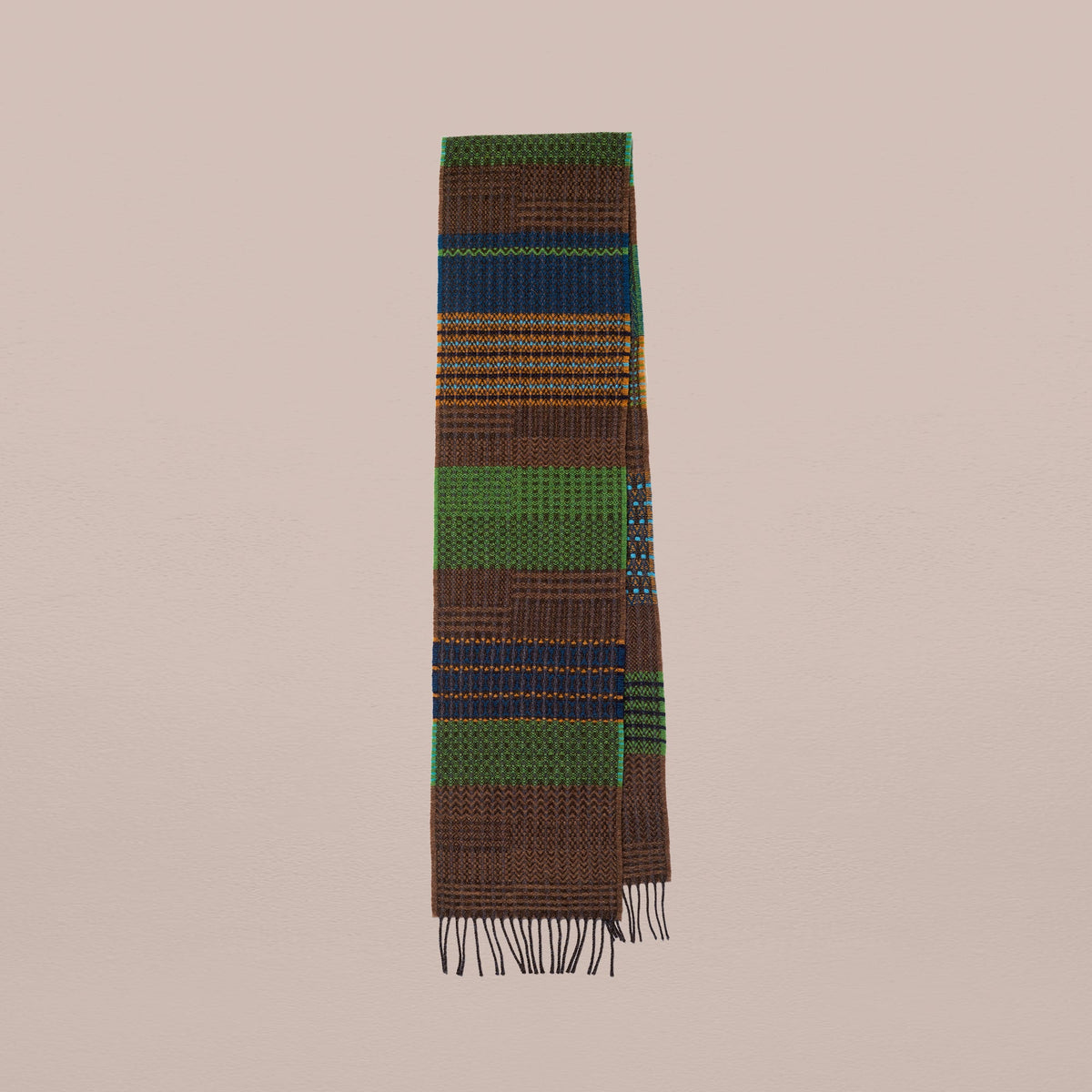 Merino Lambswool Walton Scarf - Hedge
