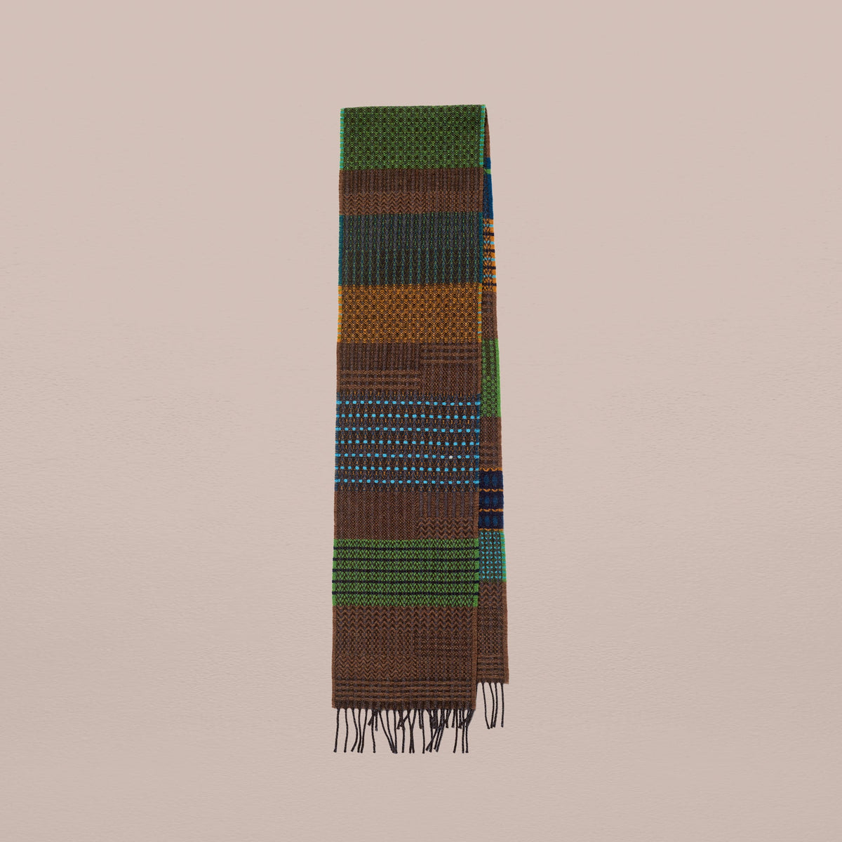Merino Lambswool Walton Scarf - Hedge