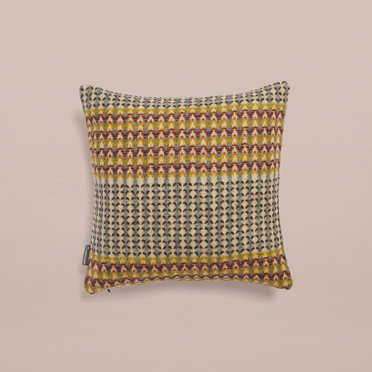 Shetland Wool Ripple Cushion Cover