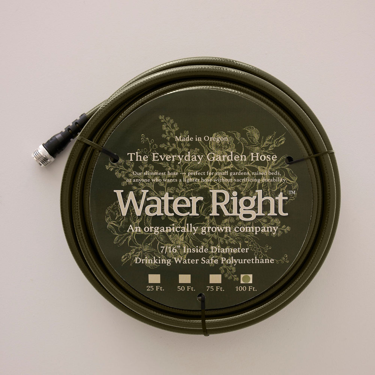 The Everyday Garden Hose - Olive - 100 ft
