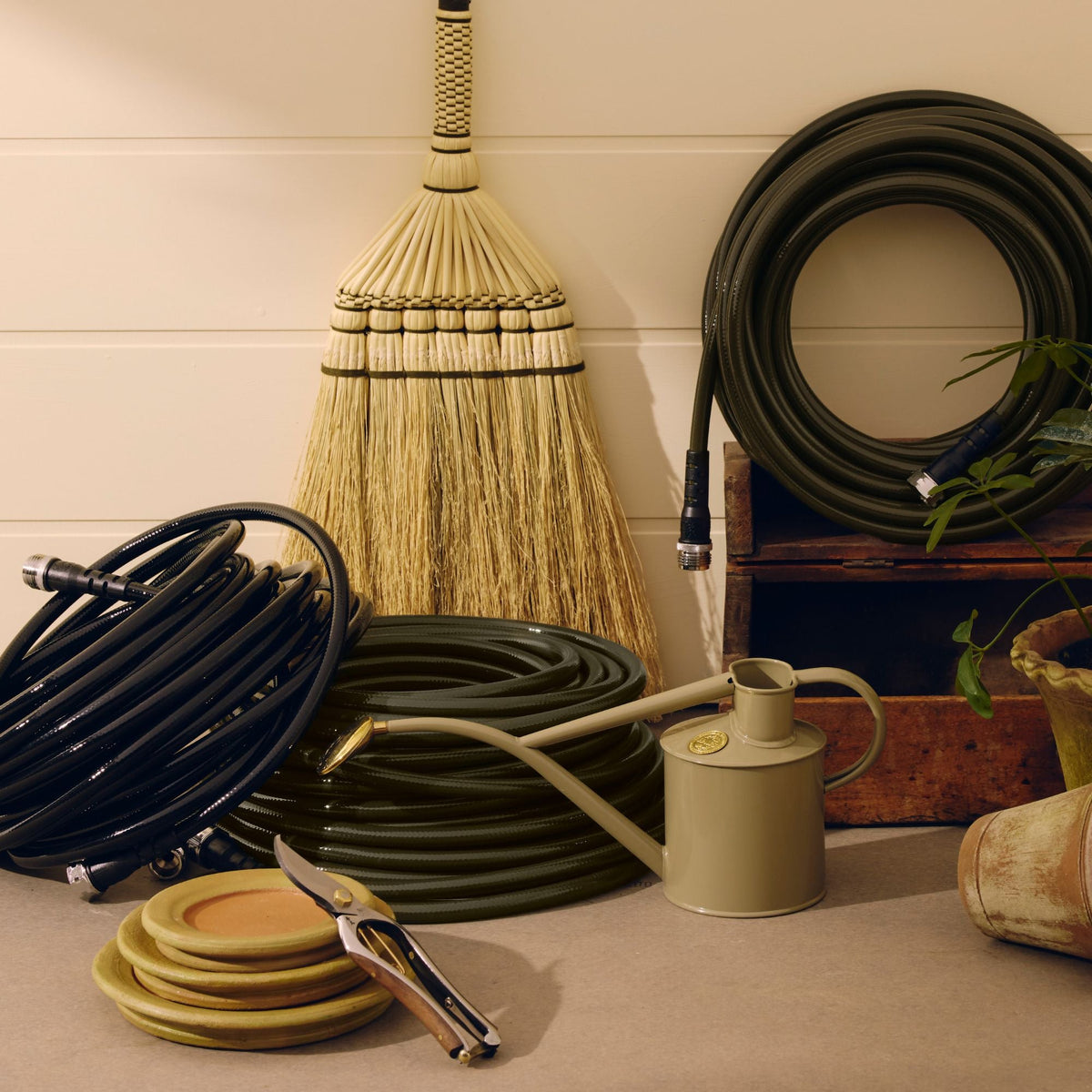 The Everyday Garden Hose - Olive - 50 ft