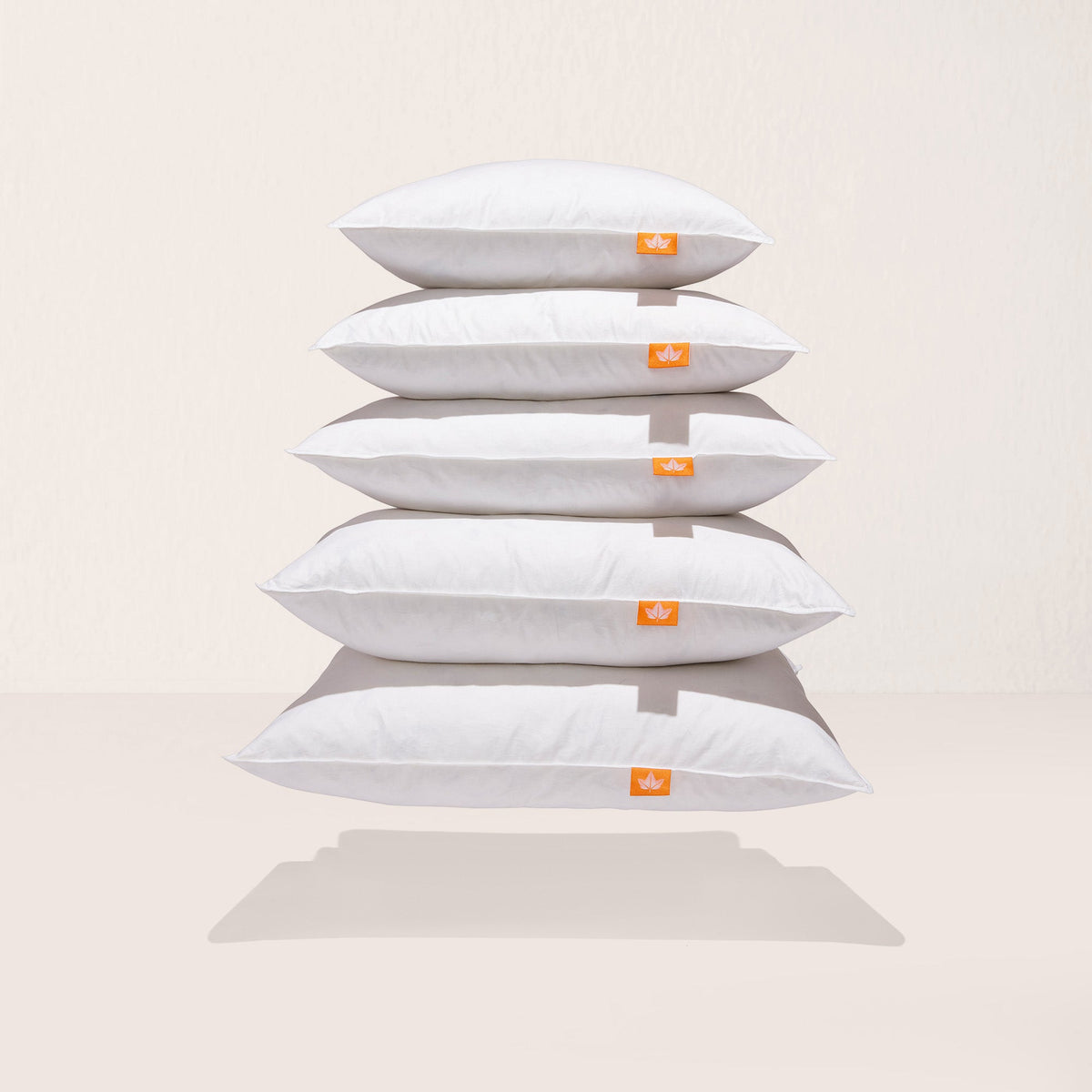 White Goose Feather Lumbar Cushion Insert