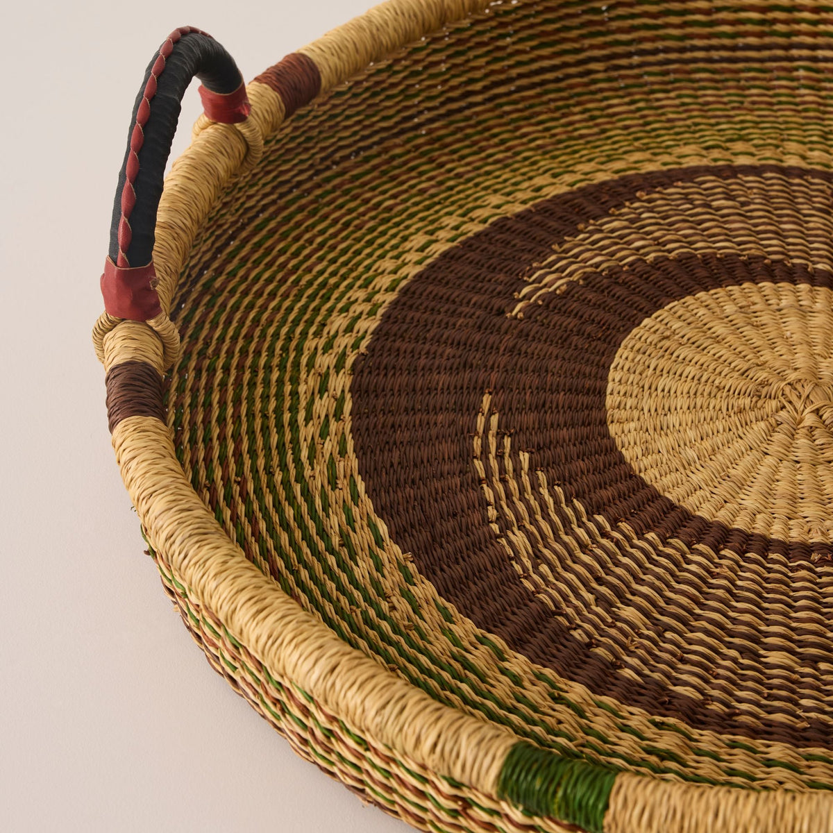 Large Woven Tray Wall Decor