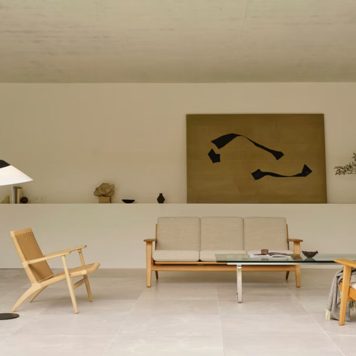 CH25 | Easy Chair - Oak Oil