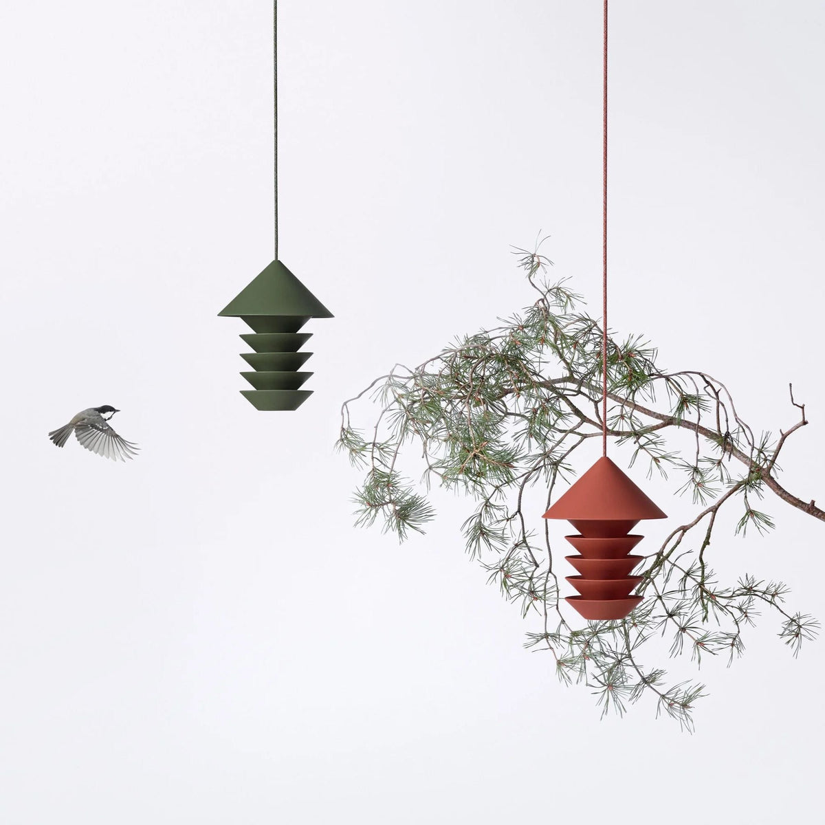 Silo Bird Feeder - Terracotta