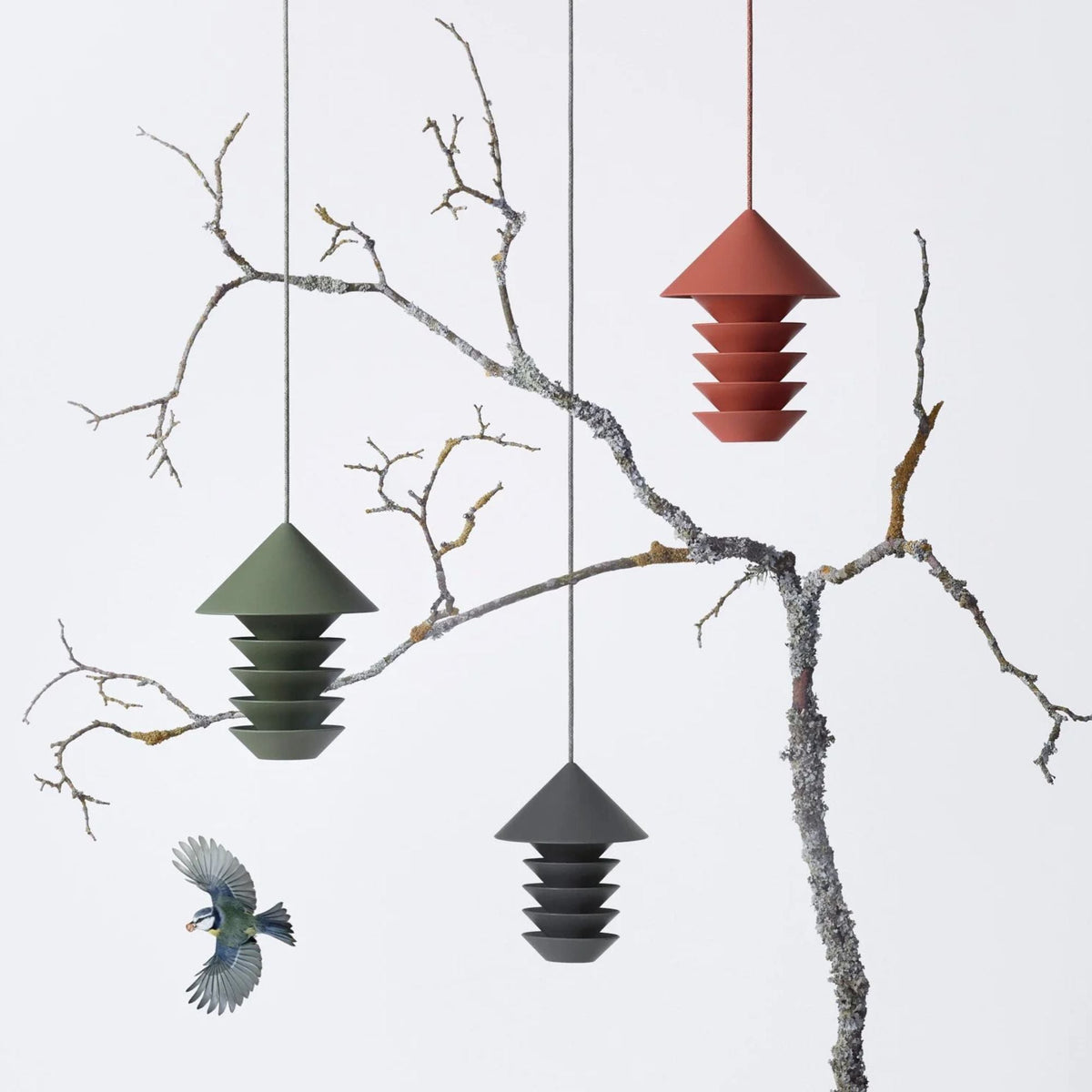 Silo Bird Feeder - Terracotta