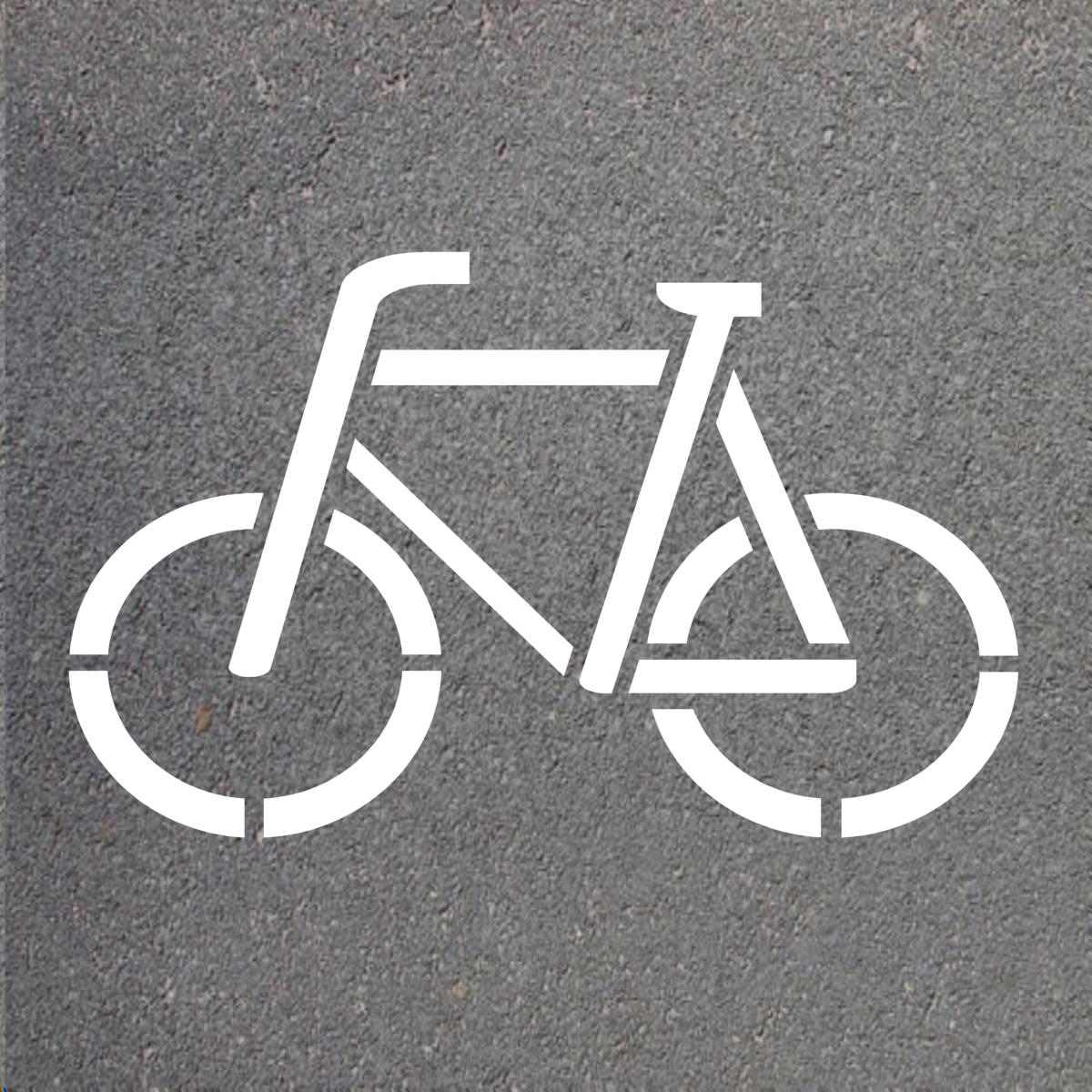 Schablone VZ1010-52 Radverkehr (Fahrrad)