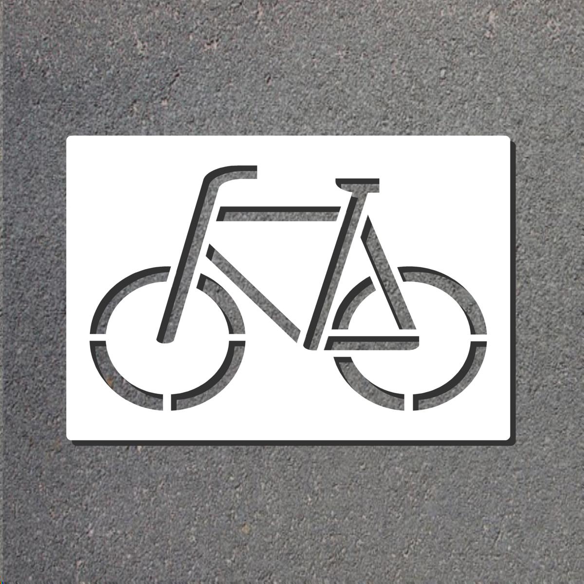 Schablone VZ1010-52 Radverkehr (Fahrrad)