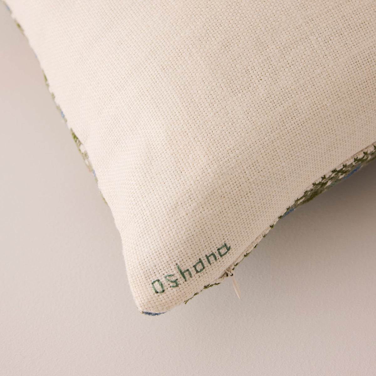 Moon of Ramallah Lumbar Cushion Cover - Green