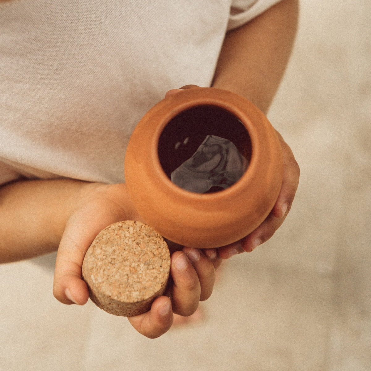Olla Self-Watering Pot - Raw