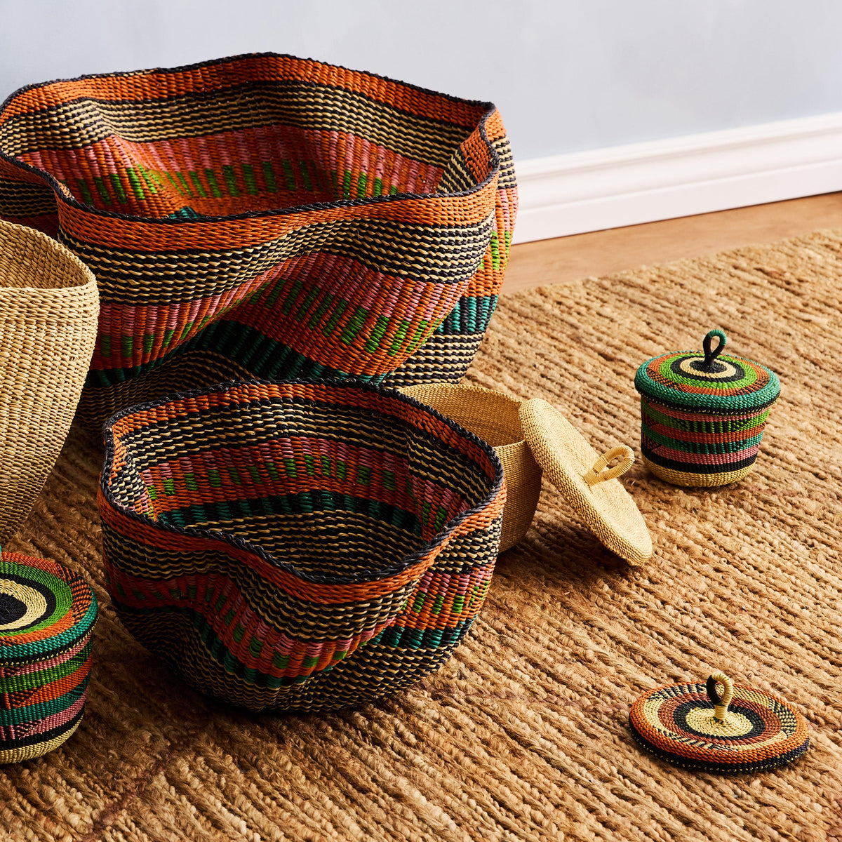 Mini Pakurigo Wave Decor Basket