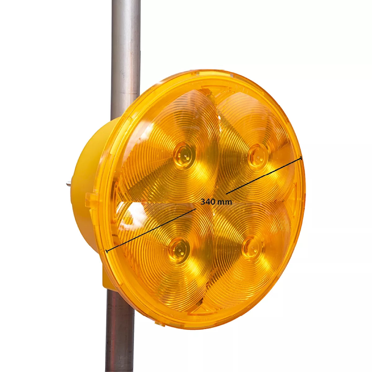 Vorwarnleuchte 340 LED L9H, 12/24 V, mit Halter, 5 m Anschlusskabel und Akkuclips