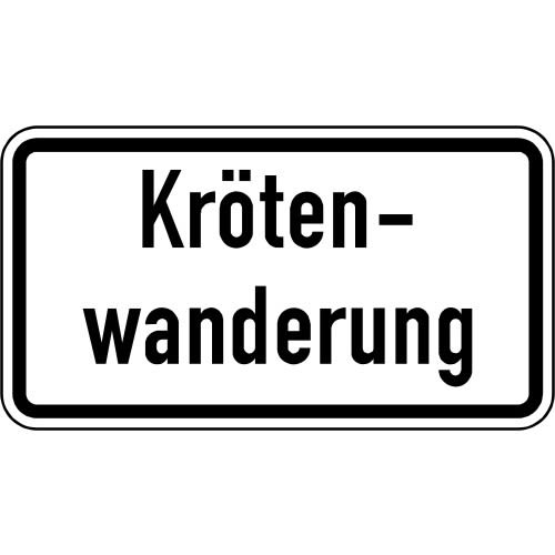 Warn- und Hinweisschild WH 44 – Krötenwanderung
