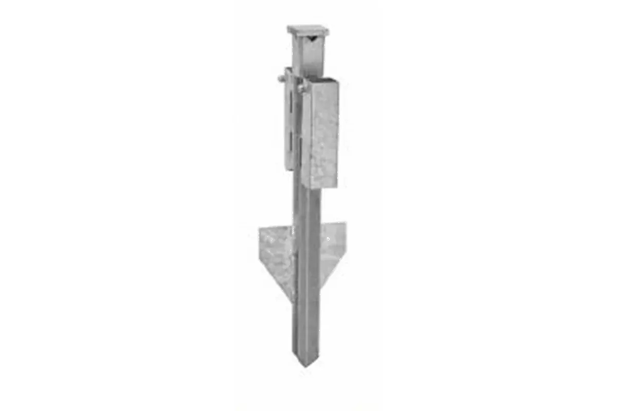 Erdanker für 40 x 40 mm Schaftrohre